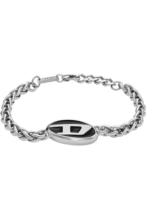Diesel DX1469040 Heren Armband - Zilverkleurig