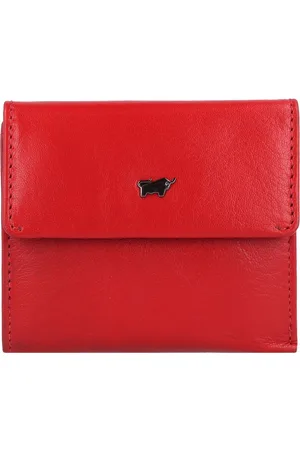 Braun büffel Braun Büffel Leren Portemonnee Anna RFID 4CS Flap Wallet Donkerrood