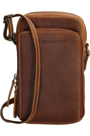 Hide & Stitches Japura Telefoontasje - - 100% Leer