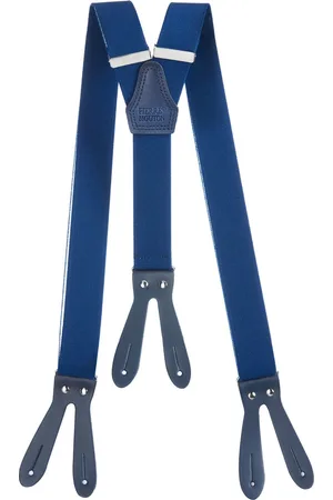 Pierre Mouton Bretel - Volwassenen - Sterk Met Leertjes - - 120cm - 35mm - M - L