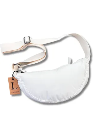 Lundholm Heuptasje dames wit banana bag - crossbody tasje festival - cadeau voor vriendin - Fanny pack | Scandinavisch Design - Stavanger serie