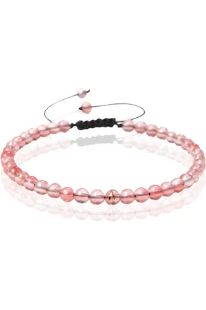 Memphis No.1 Armband - 4mm Red Watermelon Quartz