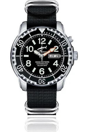 Chris Benz Dames, Heren, Unisexhorloge CB-1000A-S-NBS automatisch, duikershorloge