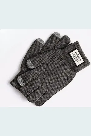 Merkloos Hoge kwaliteit warme Touchscreen gebreide Handschoen, Wol Kasjmier, , Onesize, Volwassenen, Warme winter handschoen, mannen, vrouwen, kerst.