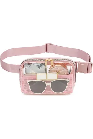 Merkloos Heuptas - Heuptasje dames - Fanny pack - Festival tasje - Money belt - Waterbestendig - 20 x 15 cm - Transparant/