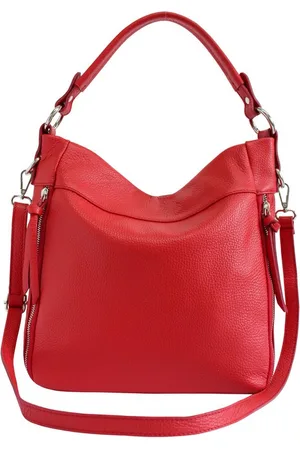 AmbraModa GLX3 - dames handtas schoudertas hobo bag van echt leer