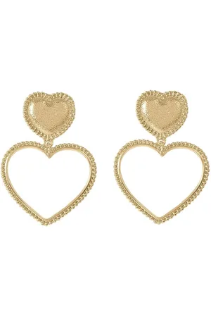 Margot Bardot Dina Heart Oorbellen Gold