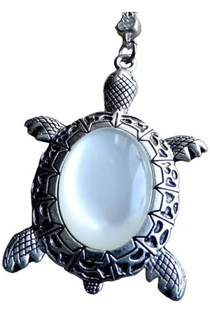 2 Love It Schildpad White - Ketting - 46 cm lang