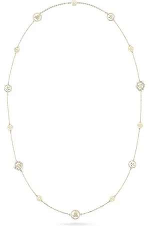 Philipp Plein PJ2EA11NU - Halsketting - Dames - 40cm - PP BUTTONS