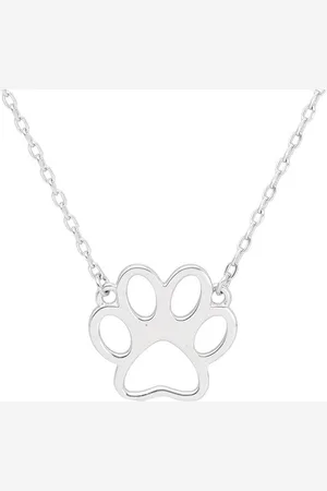 Zilver Hond Ketting - en Ketting Hond - Dog Paw Necklace - Amona Jewelry