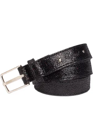 LEGEND Dames - Leren Riem - Zwart - 85 cm
