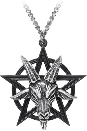 Alchemy Baphomet Ketting - Zilverkleurig