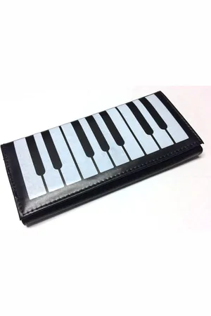Aim Damesportemonnee met pianotoetsen