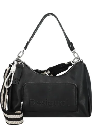 Desigual Schoudertas Handtas Half Logo Mayari Maxi Handbag Zwart