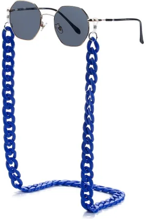 Fashion Favorite Zonnebril Ketting / Brillenkoord | Kobalt | Acryl | 70 cm