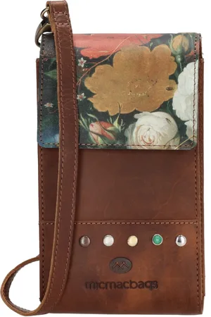 Hide & Stitches Masterpiece Telefoontasje - - 100% Leer