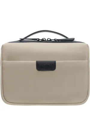Merkloos Grote Toilettas Travel Waszak Vrouwen - Clear Cosmetic Bag - Bruin - 22-8-15CM