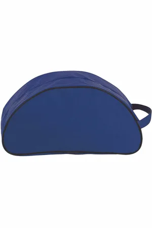 Merkloos Donkerblauwe schoenentas 8 liter 35 x 17 x 14 cm - Reis opbergtas voor een paar schoenen