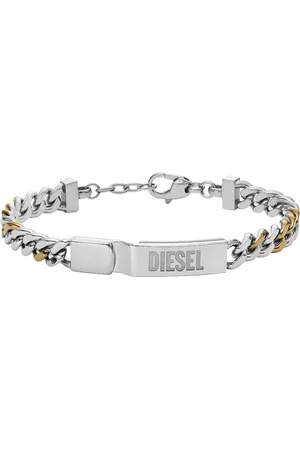 Diesel DX1457931 Heren Armband - Zilverkleurig