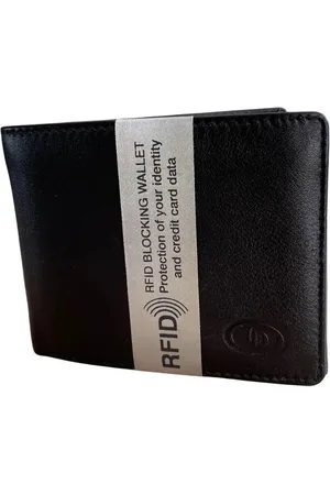 LEATHER DESIGN Leren LD billfold portemonnee - Portemonnee heren leer - - compact - RFID beschermd