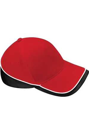 Beechfield Unisex Teamkledingwedstrijd Cap Baseball / Hoofddeksels (Pakket van 2)