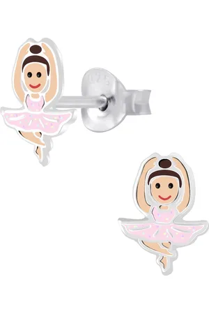 JYC Joy|S - Zilveren ballet danseres oorbellen - ballerina
