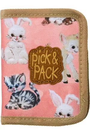 Pick & Pack Wallet - Cute Animal Wallet / Coral