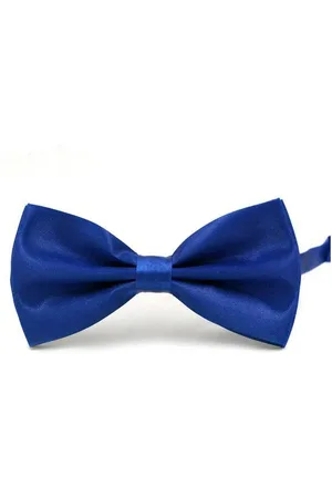 Merkloos Vlinderdassen - strik - Kobalt Blauw