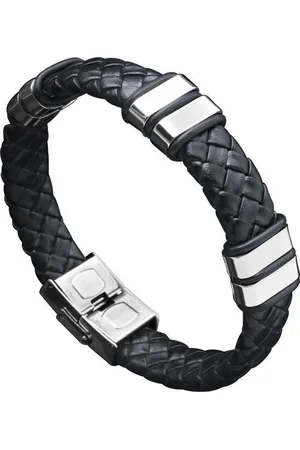 Montebello Armband Arwa - Pu Leer - 316L Staal - 16mm - 20cm