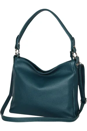 AmbraModa GLX35 - Italiaans handtas schoudertas crossbodytas van echt leer