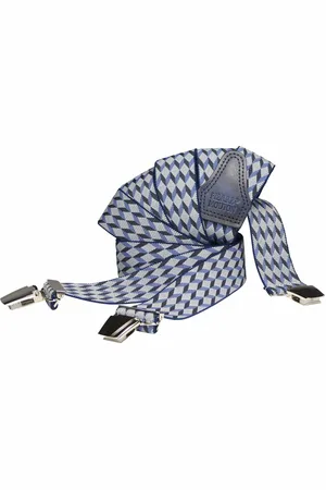 Pierre Mouton Escher Bretel - Bretels - Volwassenen - Heren - - 140cm - 3 brede clips - XL - XXL