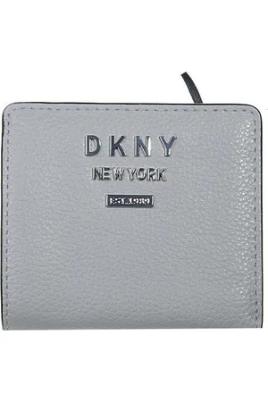 DKNY Whitney bifold wallet - women - grey melange