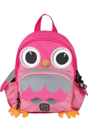 Pick & Pack Owl Shape Backpack Pink melange