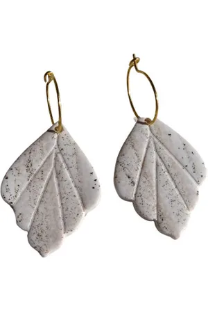 2 Love It Leaf - Oorbellen - Stainless steel - Polymeerklei - 4.5 x 2.5 cm