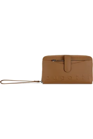Bugatti Portemonnee Daphne Zip Around Wallet Lichtbruin