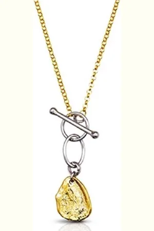 Jonline Schitterende 18 Karaat Gold Plated Halsketting met Hanger