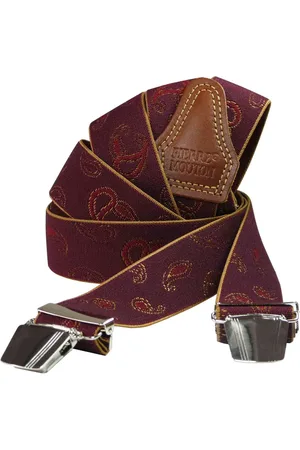 Pierre Mouton Paisley Bretel - Bretels - Volwassenen - Heren - - 140cm - 3 brede clips - XL - XXL