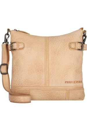 Greenland Femi & Nine Leren Schoudertas 33 cm