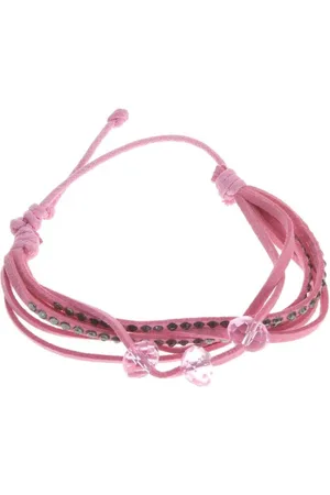 Behave Armband kralen verstelbaar imitatieleer