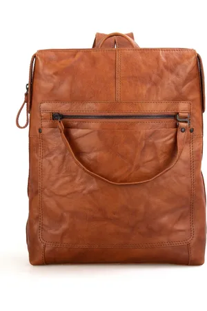 Spikes&Sparrow Leren Rugzak - Theresa - Cognac