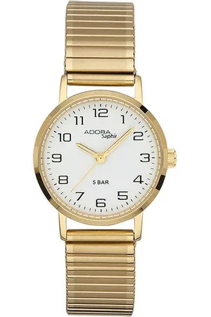 Adora Dames horloge met saffier glas /rekband -AS4249