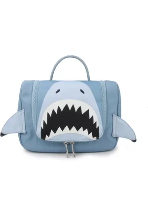 YLX Gear SALE: & Freek Vonk Arali toilettas Glowing Bite | Haai toiletry bag kind | Vakantie logeren | Glow in the dark tanden