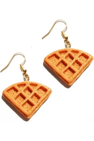 Akyol Wafel oorbellen – Oorbellen dames - oorbellen meisjes - Sieraad - koek oorbellen - oorbellen cadeau - verjaardag