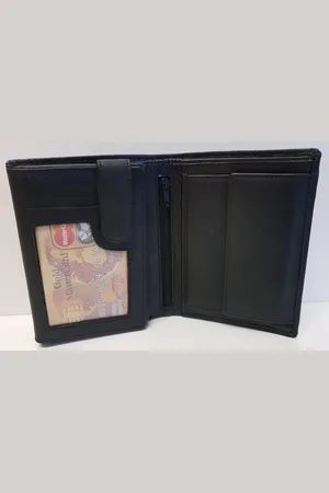 LEATHER DESIGN LD Heren Billfold - Portemonnee - Hoog model
