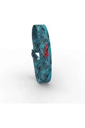 Too Late Digitaal horloge - Fabric - katoenen band - Flower 1