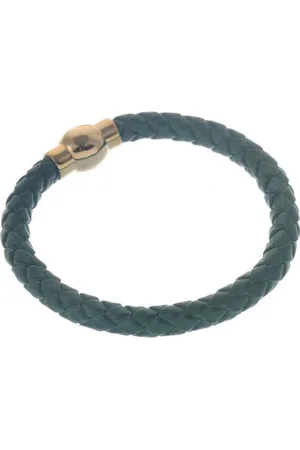 Behave Gevlochten armbandje van imitatieleer