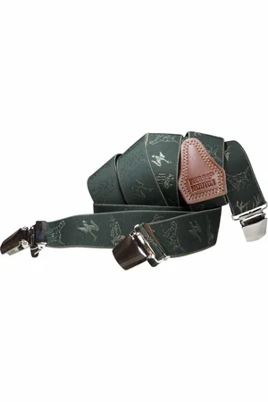 Pierre Mouton Jacht bretel - Bretels - Volwassenen - Heren - - 120cm - 3 brede clips - M - L