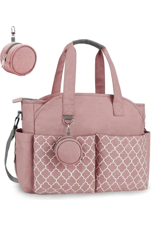Merkloos Babyverschoontas, 13 zakken, reisverschoontas, handtas, draagbare babytas met dummyzak, grote opbergruimte voor alle babyaccessoires