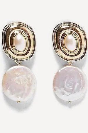 Margot Bardot Lucia Gold. - Oorbellen dames - Roestvrij staal - Statement oorbellen