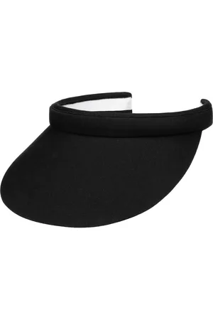 Merkloos Dames visor met klep - Sport Cap voor golf en tennis - Zwart